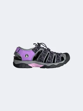 Oil And Gaz Closed Toe Women Lifestyle Sandals Grey/Purple