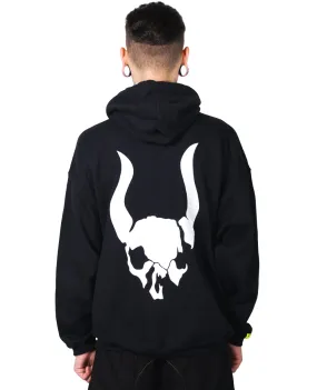 OVERSIZE LOGO SKULL HOODIE