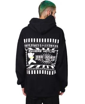 OVERSIZE RAVERS HOTLINE HOODIE