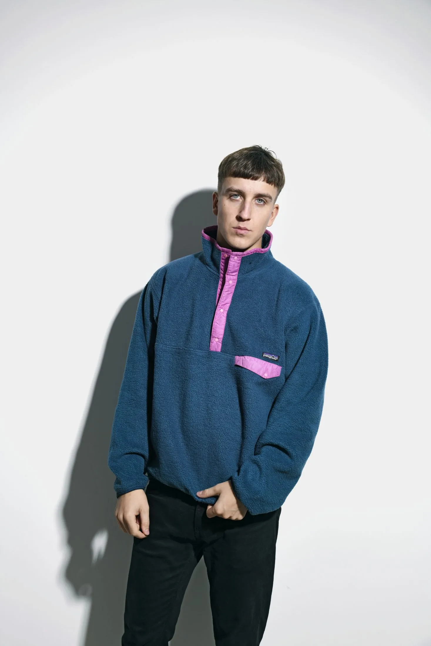 PATAGONIA 80’s warm fleece blue