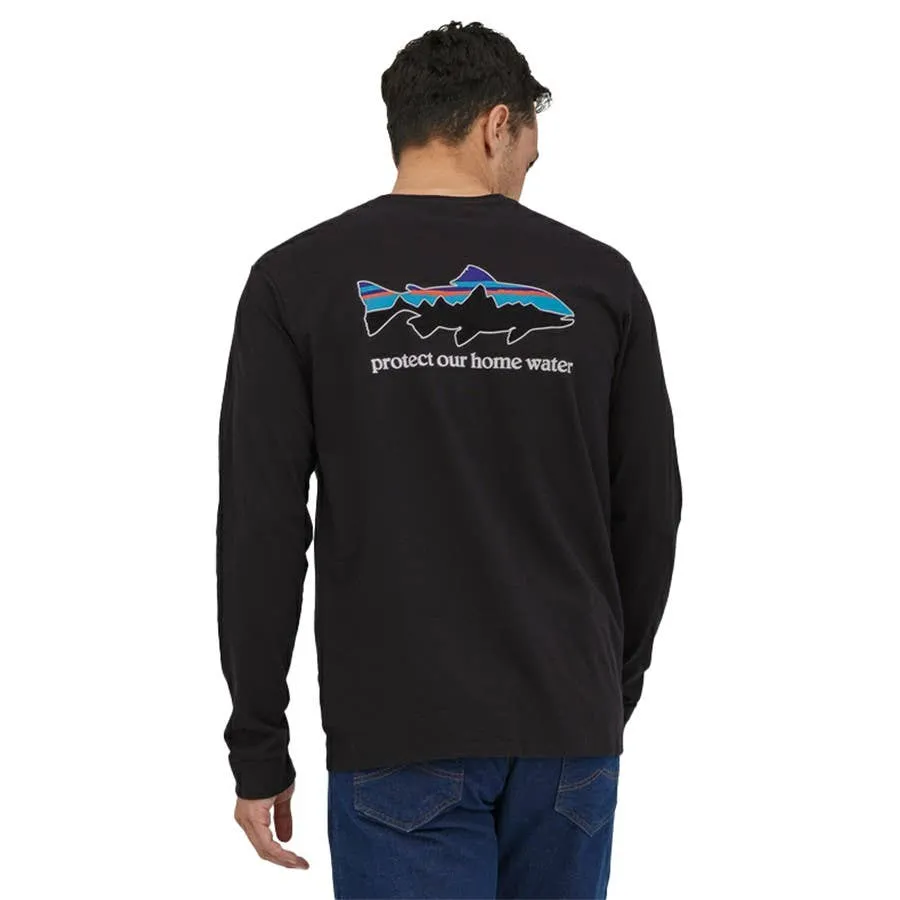 Patagonia Men's Long Sleeve Home Water Trout Responsibili-Tee T-Shirt