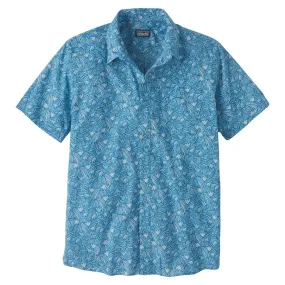 Patagonia Men's Short Sleeve Go To Shirt - Block Party/Lago Blue