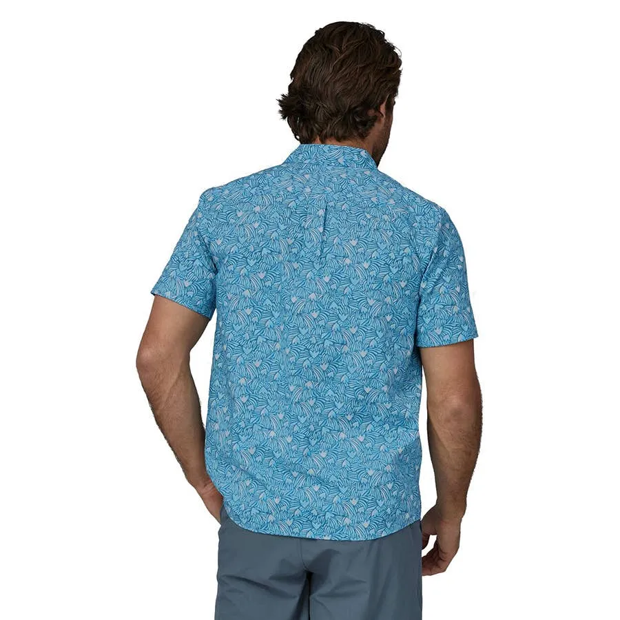 Patagonia Men's Short Sleeve Go To Shirt - Block Party/Lago Blue