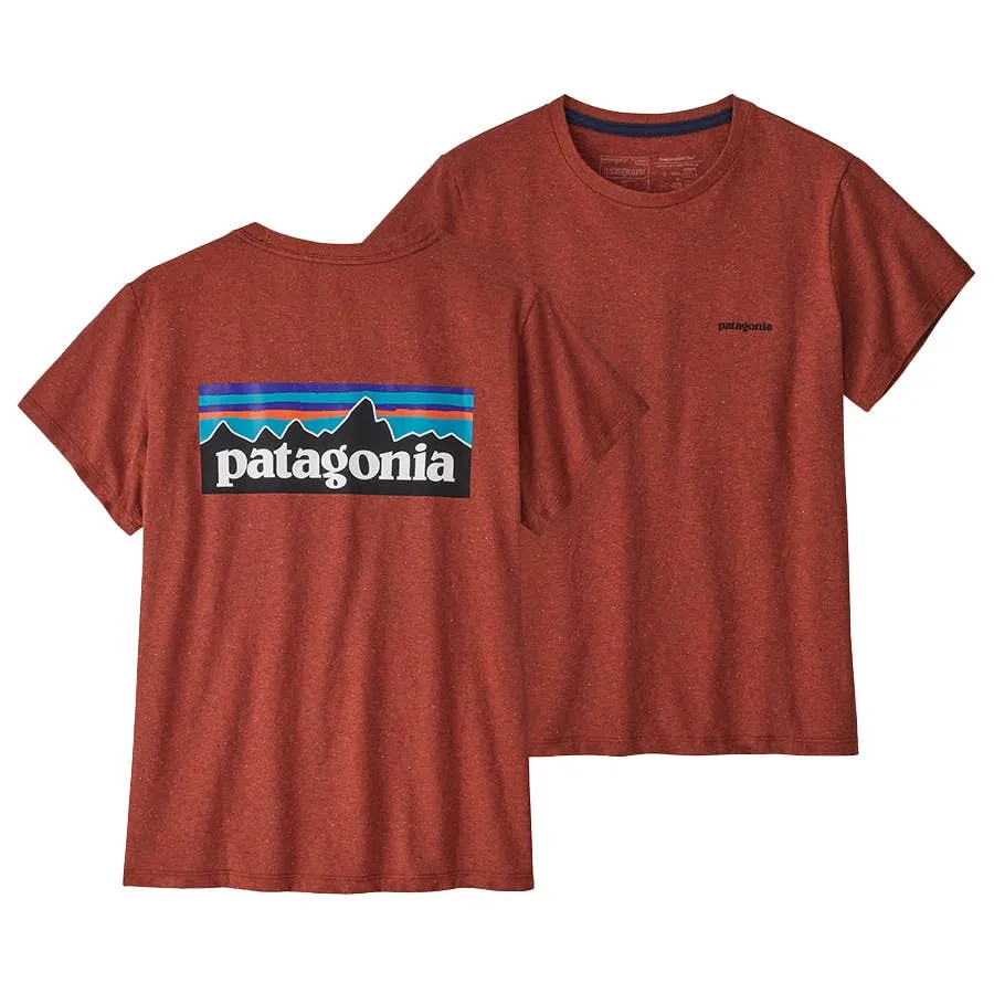 Patagonia Women's Long Sleeve P-6 Logo Responsibili-Tee