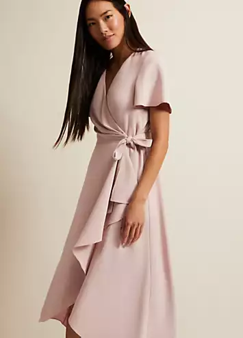 Phase Eight Julissa Frill Wrap Midi Dress | Grattan