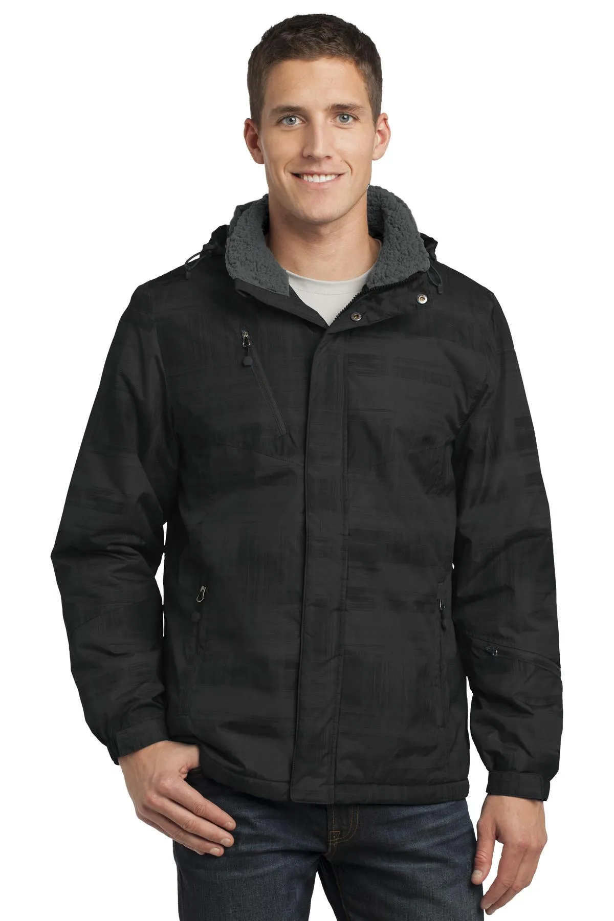 Port Authority J320    Brushstroke Print Insulated Jacket SKU: J320