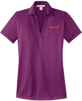 Port Authority Ladies Fine Jacquard Polo