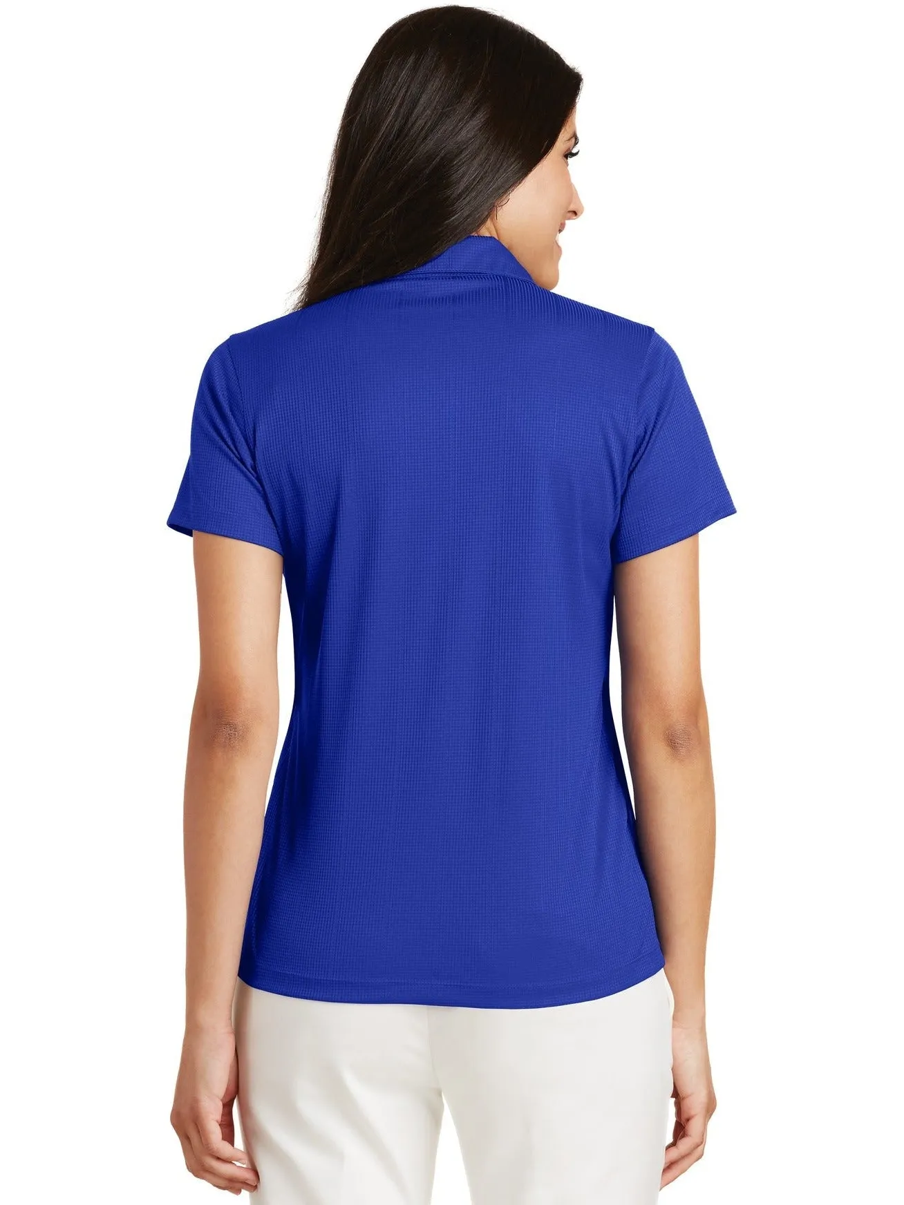 Port Authority Ladies Fine Jacquard Polo