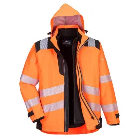 Portwest PW365 - PW3 Hi-Vis 3-in-1 Waterproof Jacket Class 3