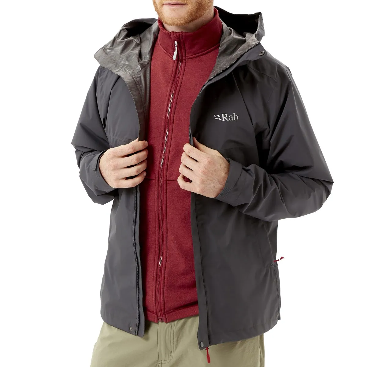 Rab Downpour Eco Waterproof Men's Jacket | Graphene