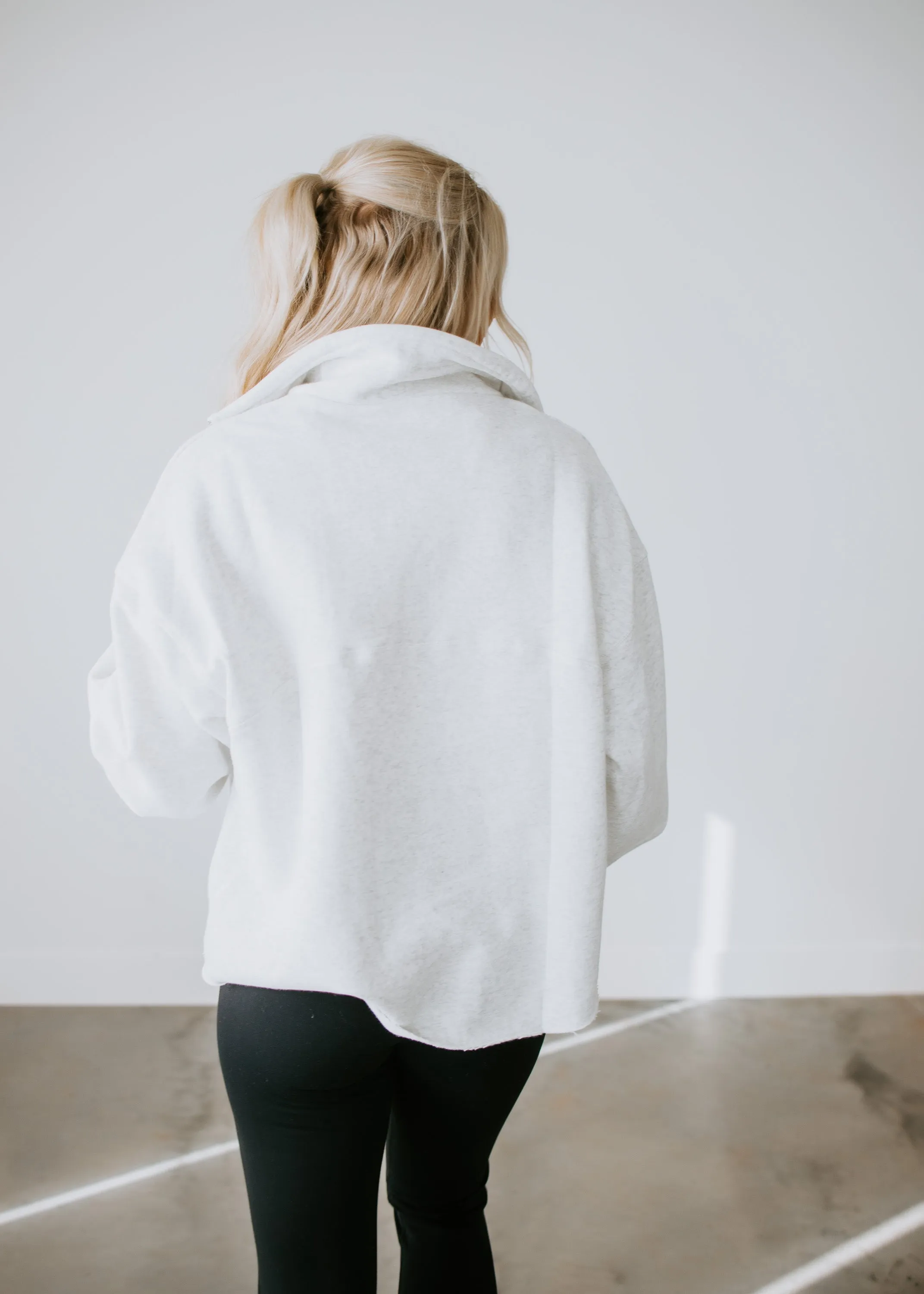 Raelynn Oversized Half-Zip Pullover