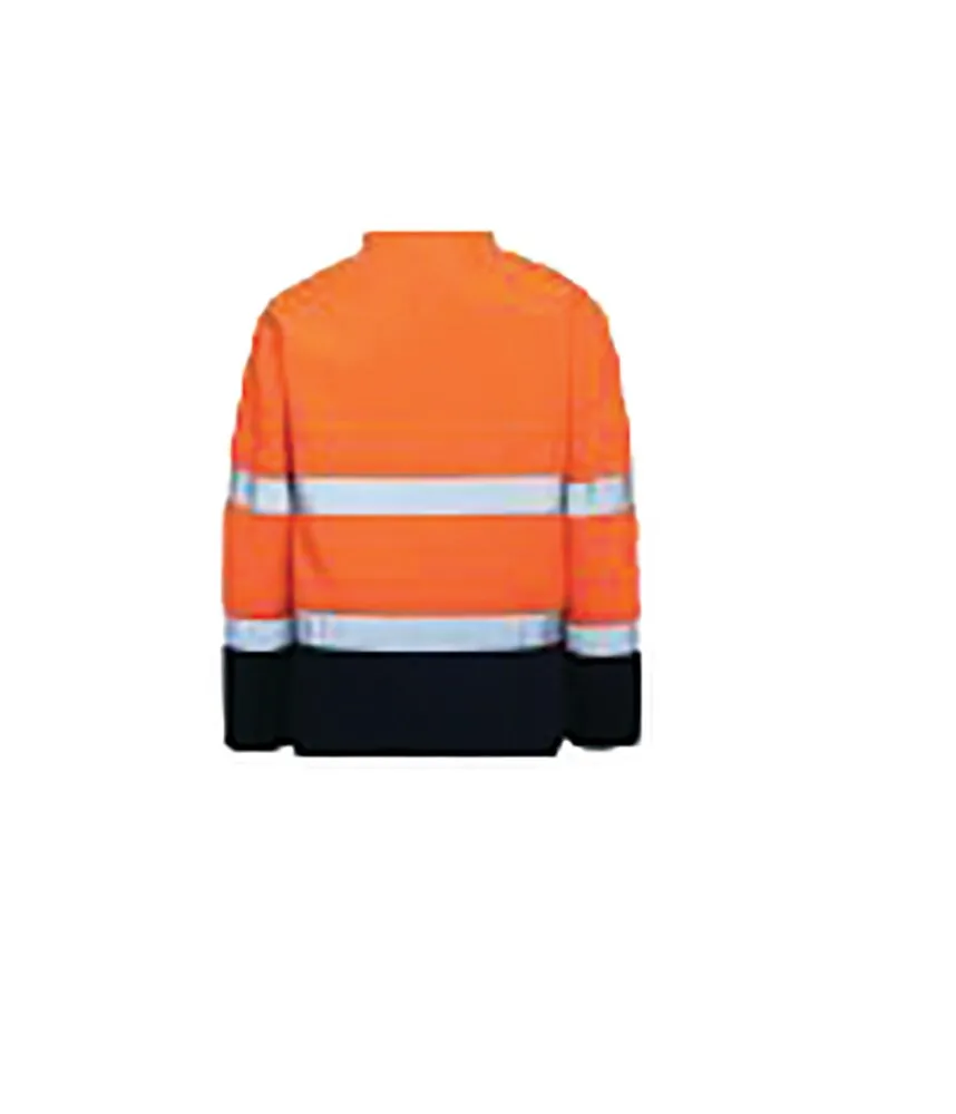 RAINBIRD 5238 D/N Lumber Jacket - Fleece - Reflective tape - Waterproof - Orange/Navy - XS