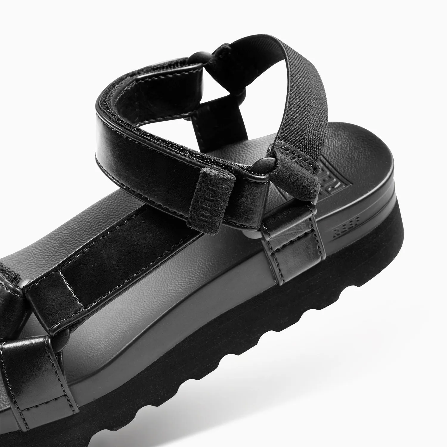 Reef Womens Cushion Remi Hi Sandals - Coco Black