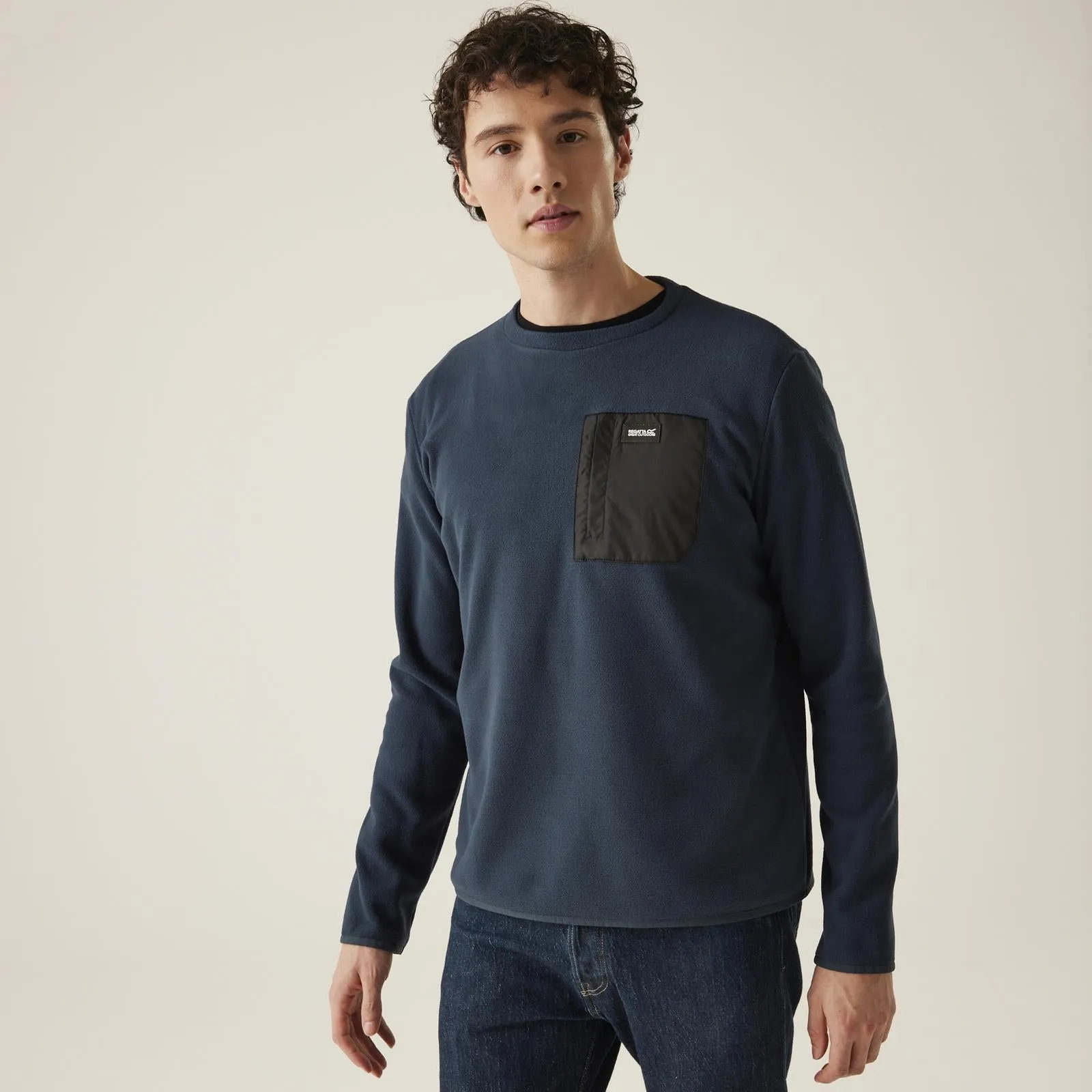 Regatta Mens Frankie Crew Neck Pullover Sweatshirt