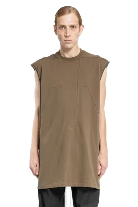 rick owens splintered tarp tank-top