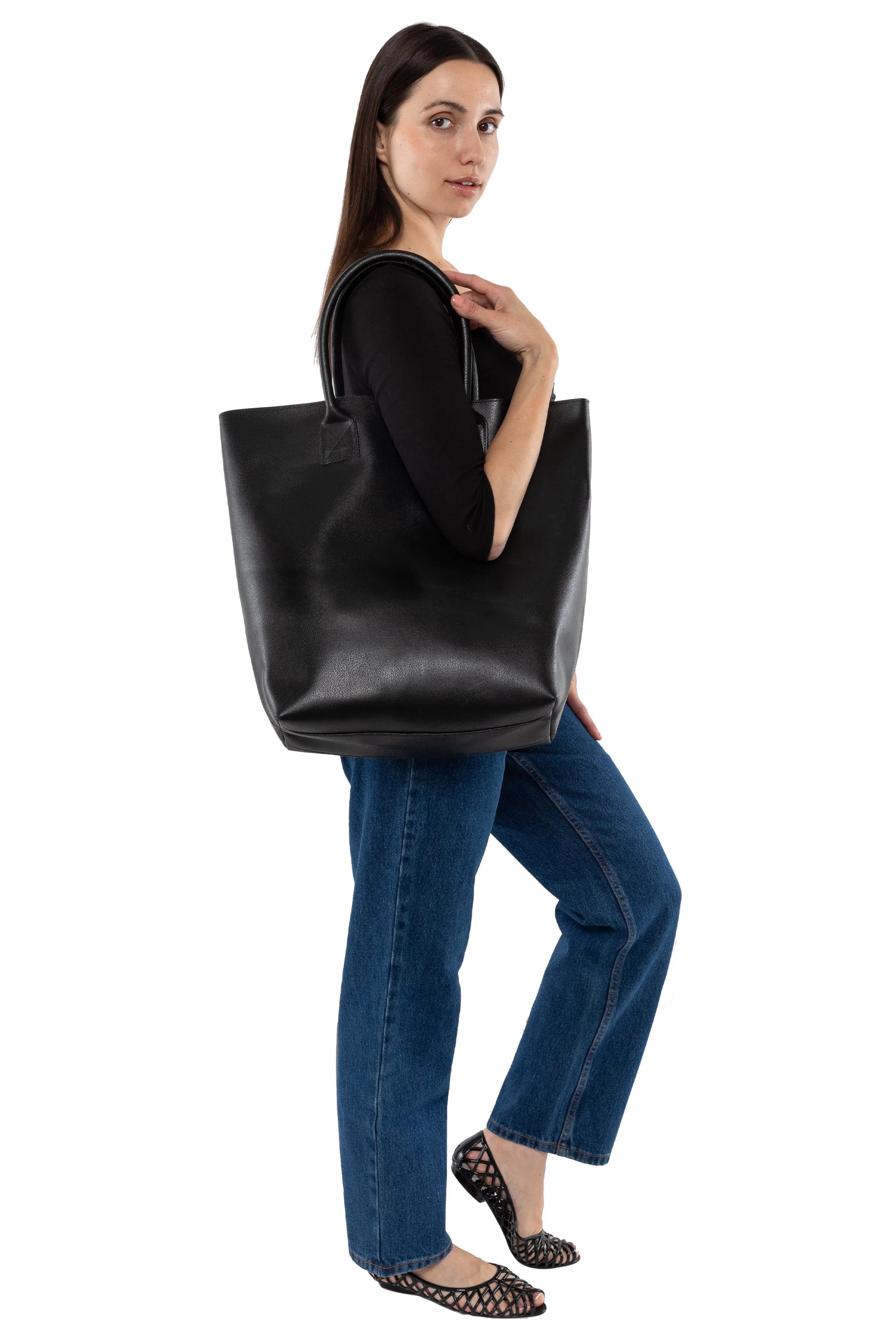 RLH3479 - Unisex Leather Museum Tote