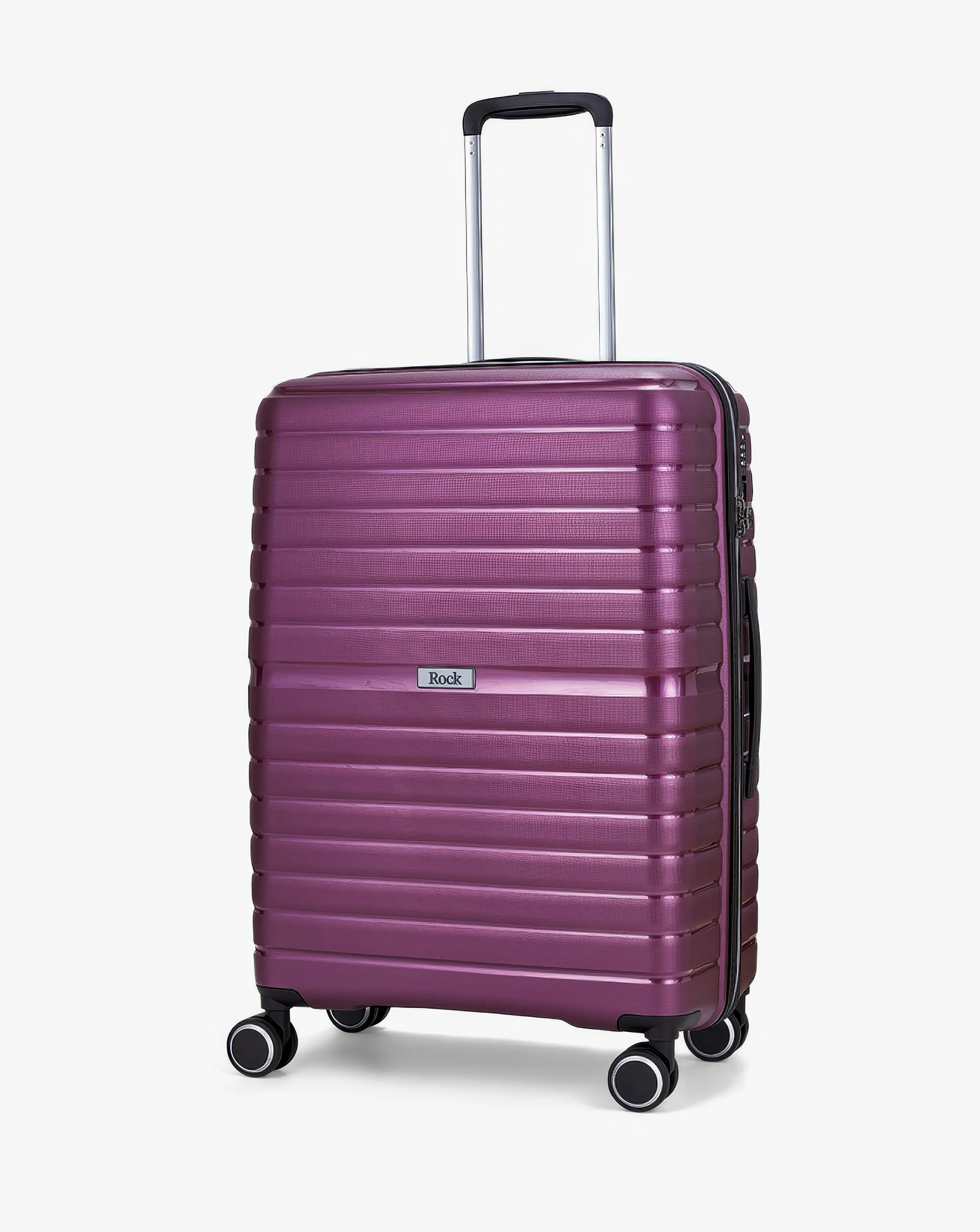 Rock Hydra- Lite Medium Suitcase Purple | Simply Be