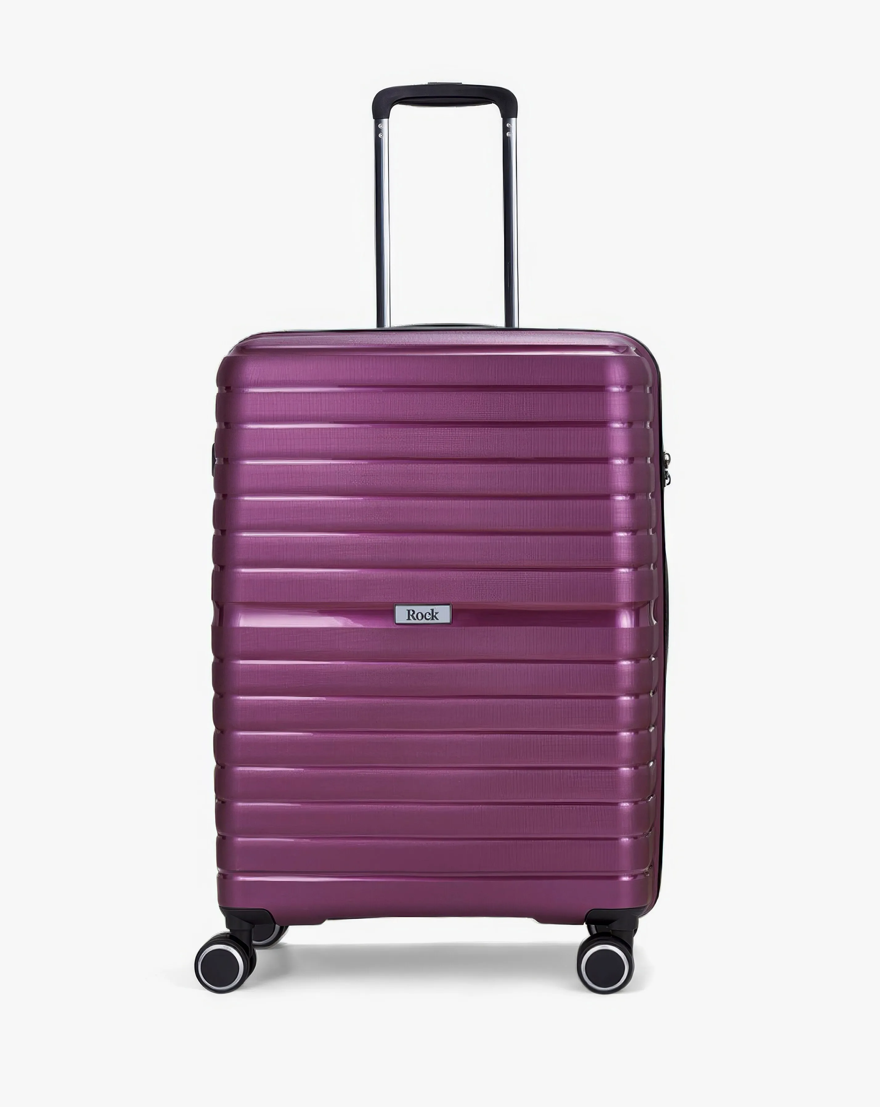 Rock Hydra- Lite Medium Suitcase Purple | Simply Be