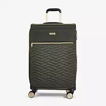 Rock Sloane 8 Wheel Softshell Expandable Suitcase Medium | Kaleidoscope