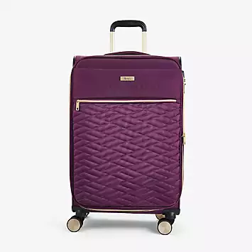 Rock Sloane 8 Wheel Softshell Expandable Suitcase Medium | Kaleidoscope