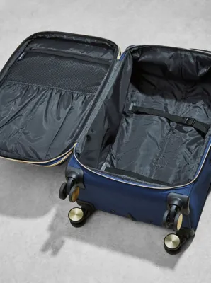 Rock TR-0252-NAV Sloane Navy Suitcase | Holiday Shop | George at ASDA