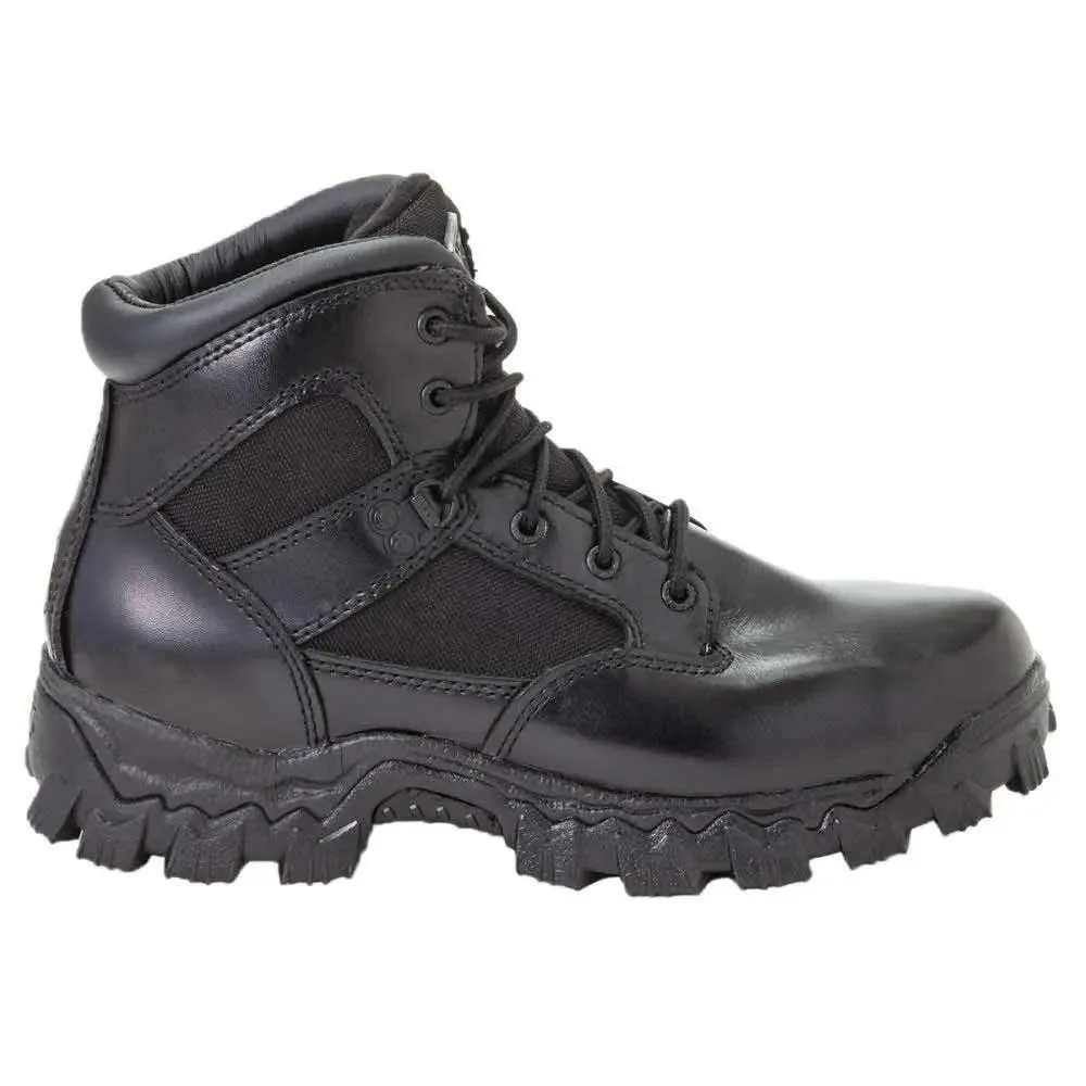 Rocky AlphaForce Waterproof 6 Inch Slip Resistant Black Duty Boot 2167