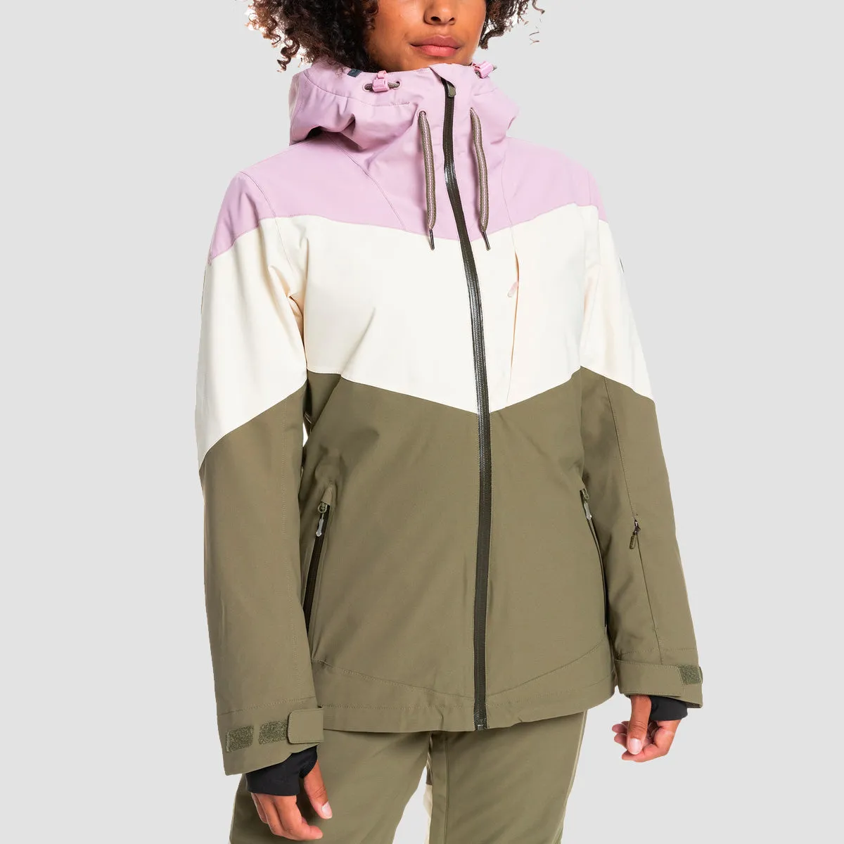 Roxy Winter Haven Snow Jacket Burnt Olive - Womens