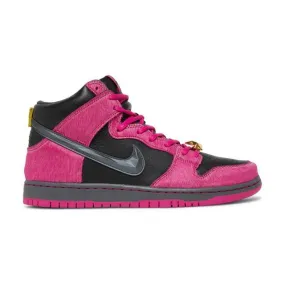 Run the jewels x nike dunk high sb (4/20/ active pink/ black/ metallic gold) men us 8-13 dx4356-600