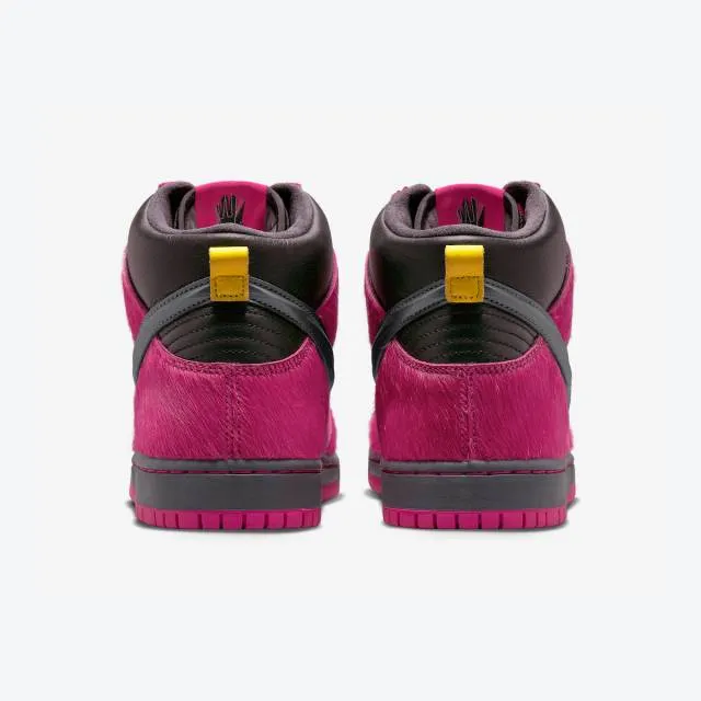 Run the jewels x nike dunk high sb (4/20/ active pink/ black/ metallic gold) men us 8-13 dx4356-600