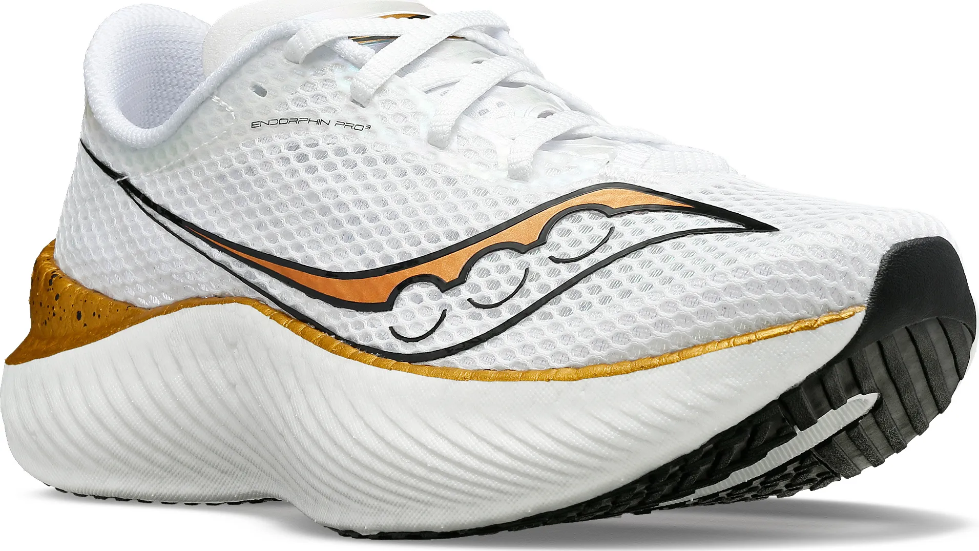 Saucony Men's Endorphin Pro 3 White/Gold | Buy Saucony Men's Endorphin Pro 3 White/Gold here | Outnorth