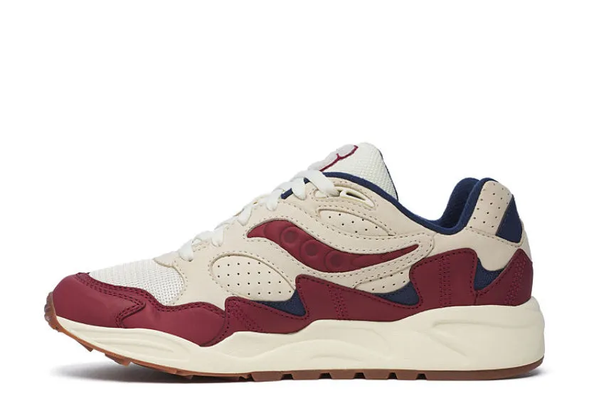 Saucony Originals GRID SHADOW 2 Men’s - CREAM BURGUNDY