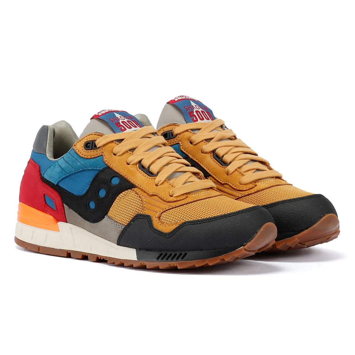 Saucony Shadow 5000 Leather Yellow/Multi Trainers