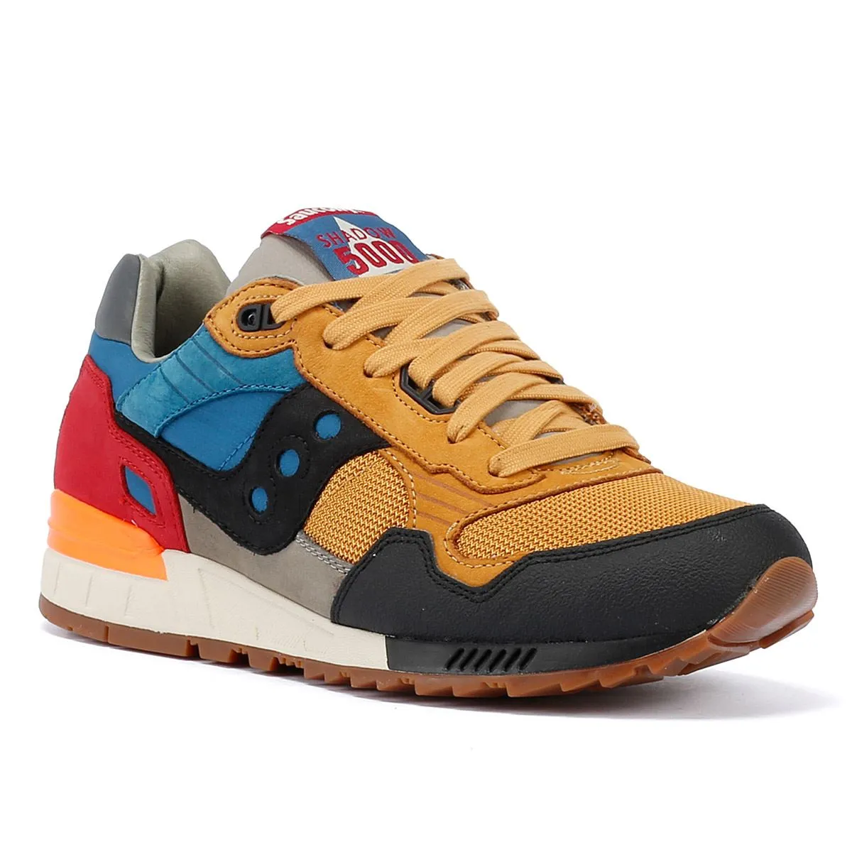 Saucony Shadow 5000 Leather Yellow/Multi Trainers