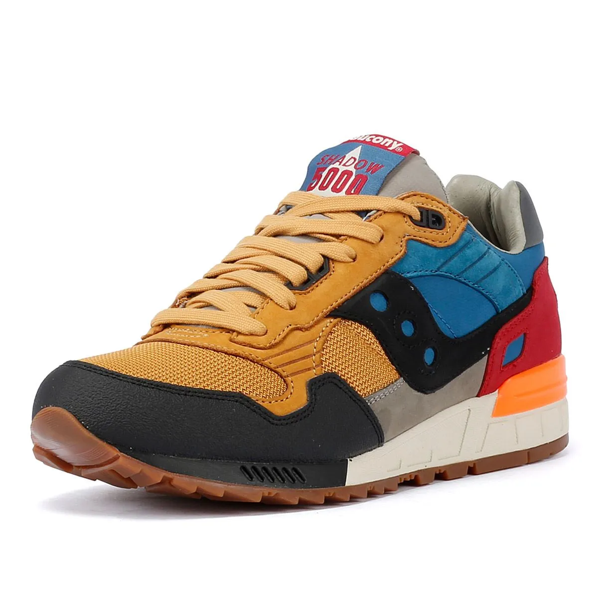 Saucony Shadow 5000 Leather Yellow/Multi Trainers