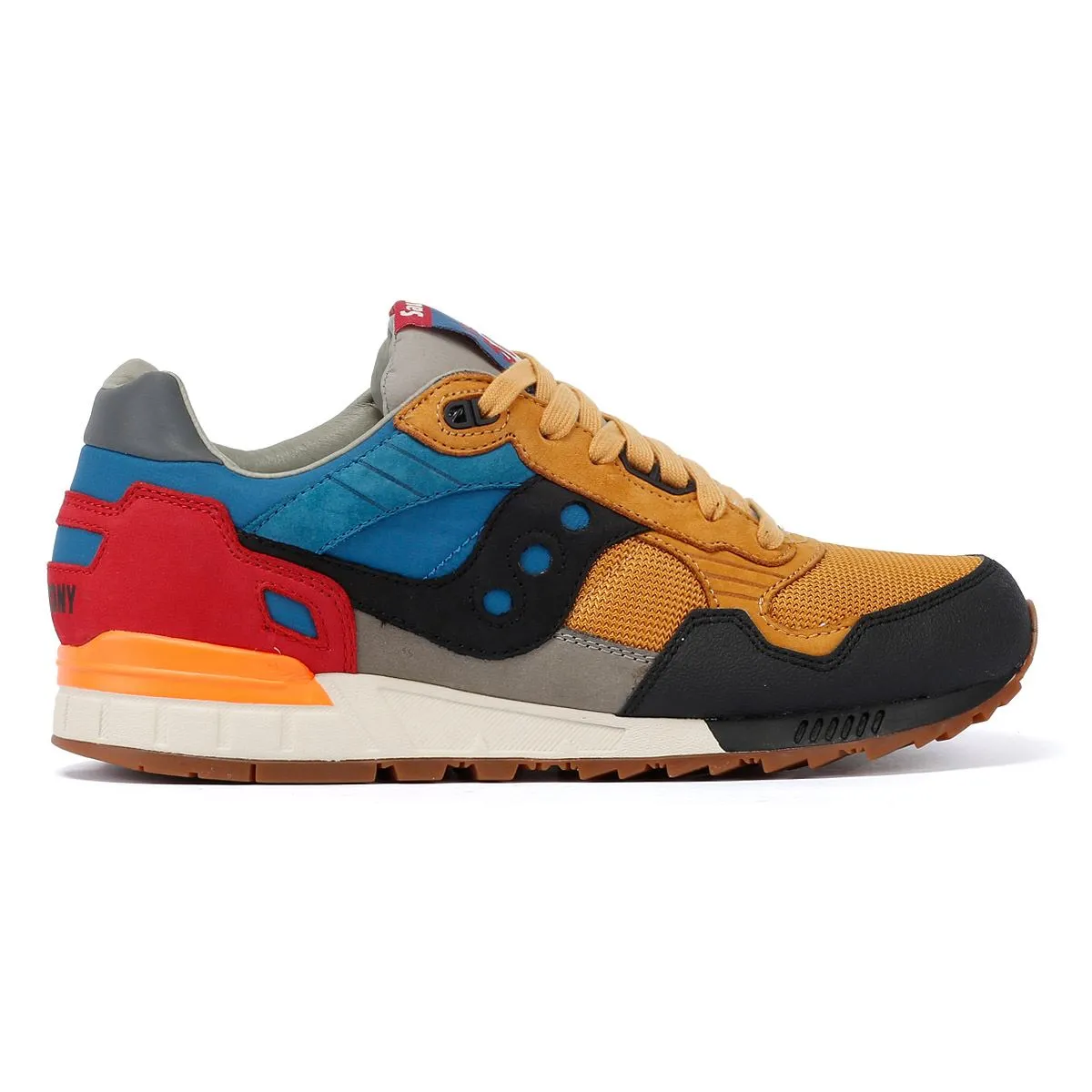 Saucony Shadow 5000 Leather Yellow/Multi Trainers