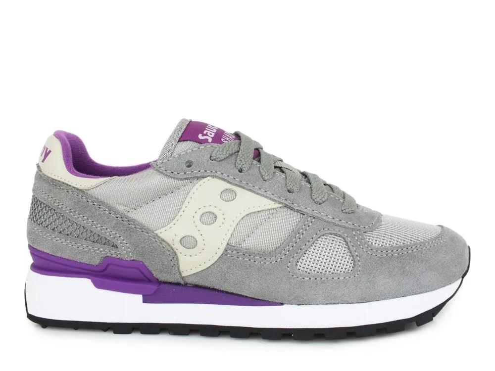 SAUCONY Shadow Original Light Grey Purple 1108-618