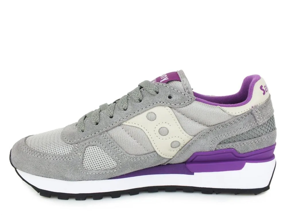 SAUCONY Shadow Original Light Grey Purple 1108-618