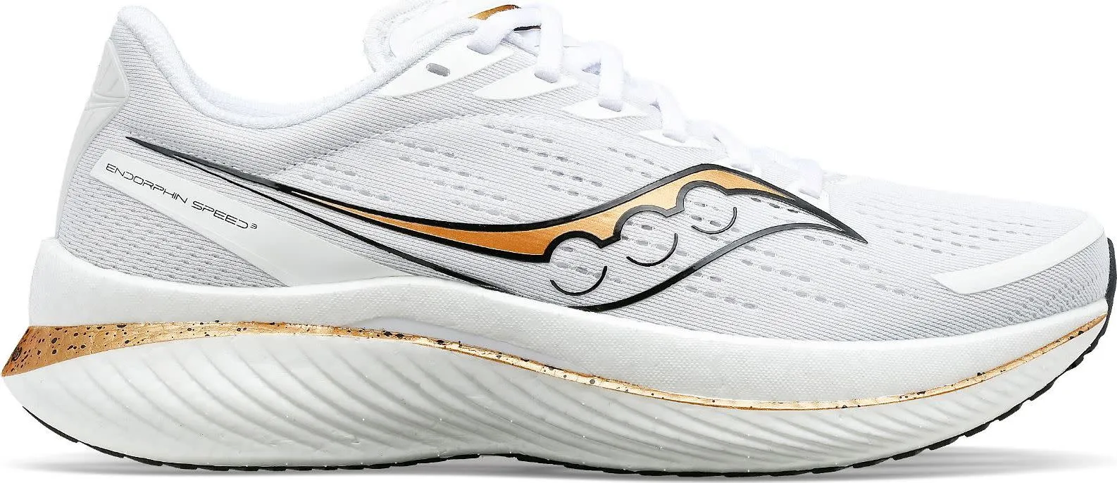 Saucony Women's Endorphin Speed 3 White/Gold | Buy Saucony Women's Endorphin Speed 3 White/Gold here | Outnorth