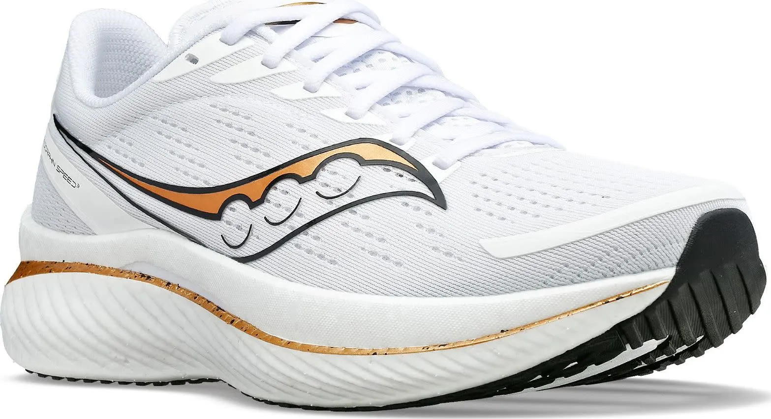 Saucony Women's Endorphin Speed 3 White/Gold | Buy Saucony Women's Endorphin Speed 3 White/Gold here | Outnorth