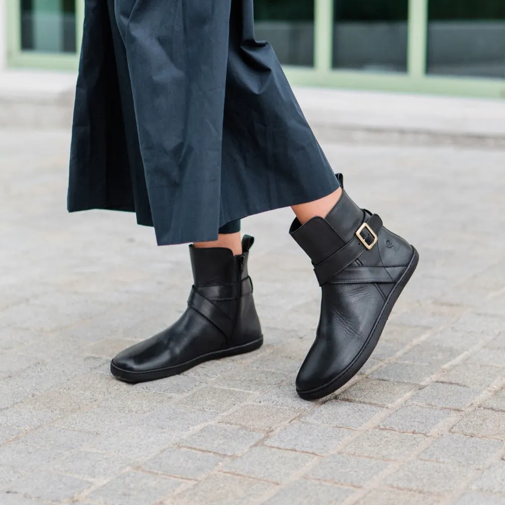 Shapen Divine Cross Strap Ankle Boot