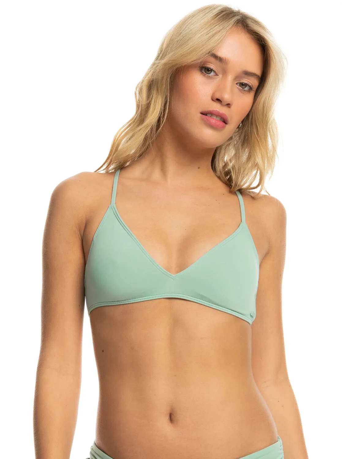 Solid Beach Classics Athletic Triangle Bikini Top