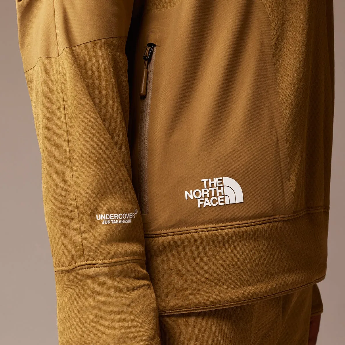 SOUKUU BY THE NORTH FACE X UNDERCOVER PROJECT U FUTUREFLEECE LONGSLEEVE CREW BUTTERNUT | Bodega