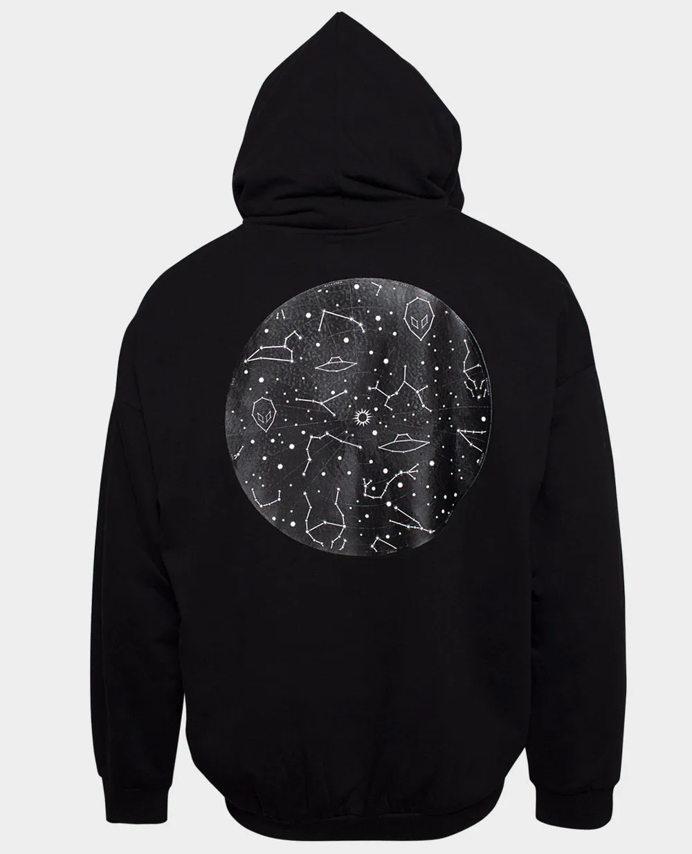 STARGAZER OVERSIZE HOODIE BLACK