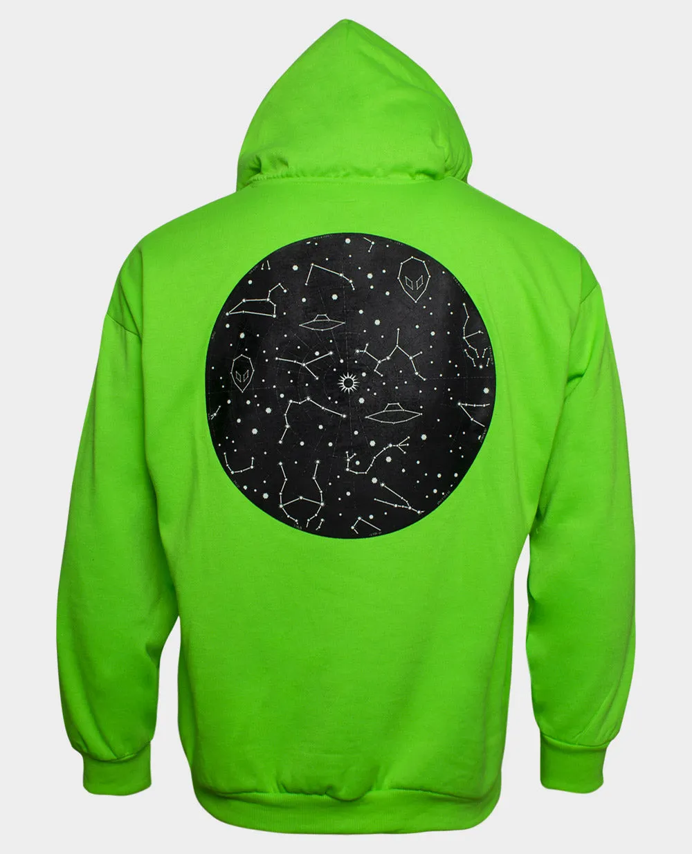 STARGAZER OVERSIZE HOODIE GREEN