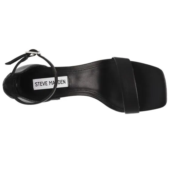 Steve Madden W' Low Tide Black Lea Recycled Action Sandals