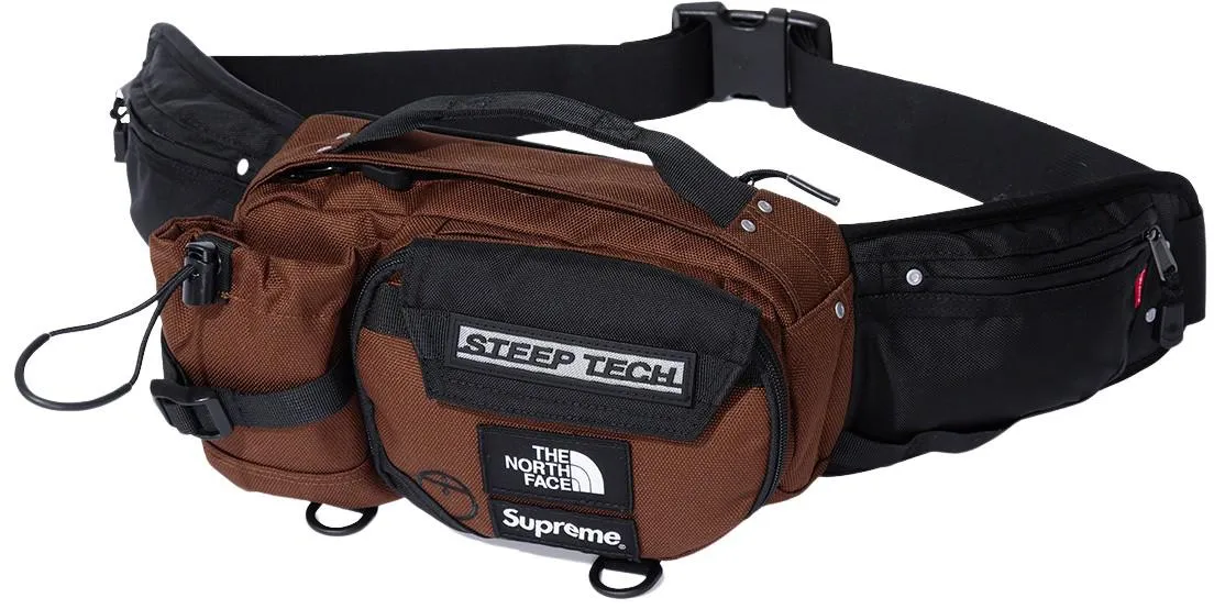 Supreme The North Face Steep Tech Waist Bag Brown