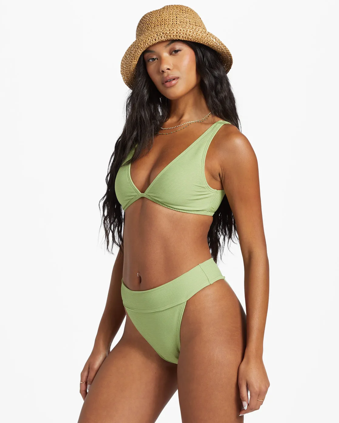 Tanlines Aruba Bikini Bottoms - Palm Green