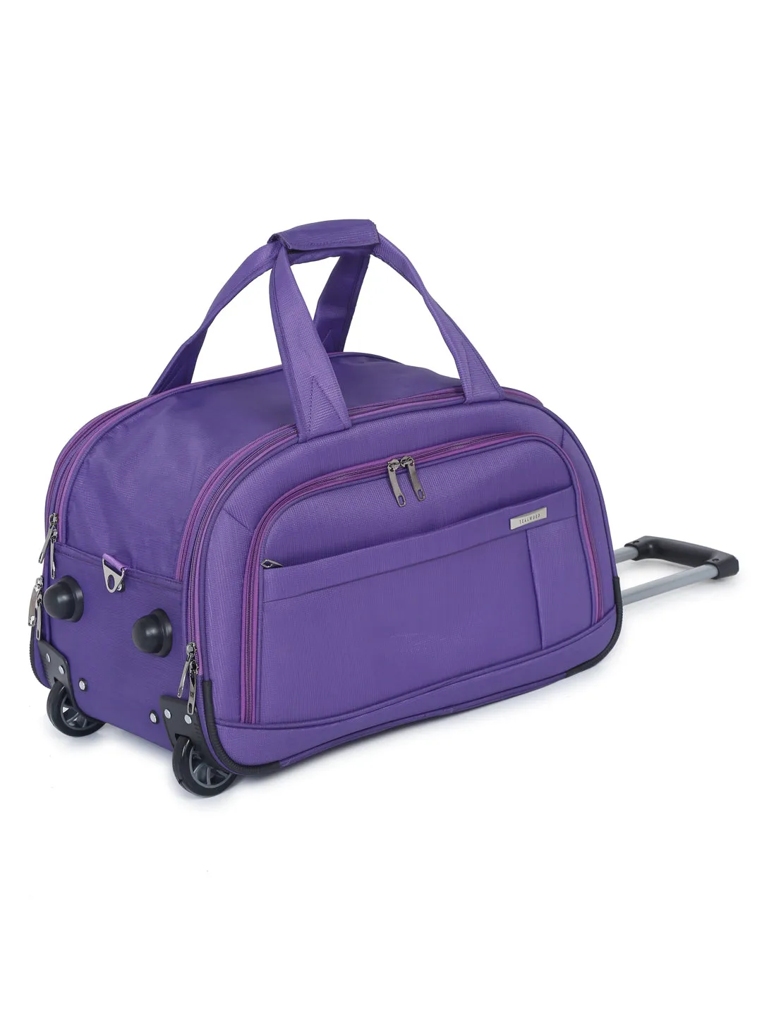 Teakwood Small Trolley Bag - Purple