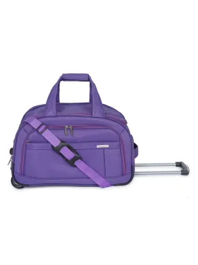 Teakwood Small Trolley Bag - Purple