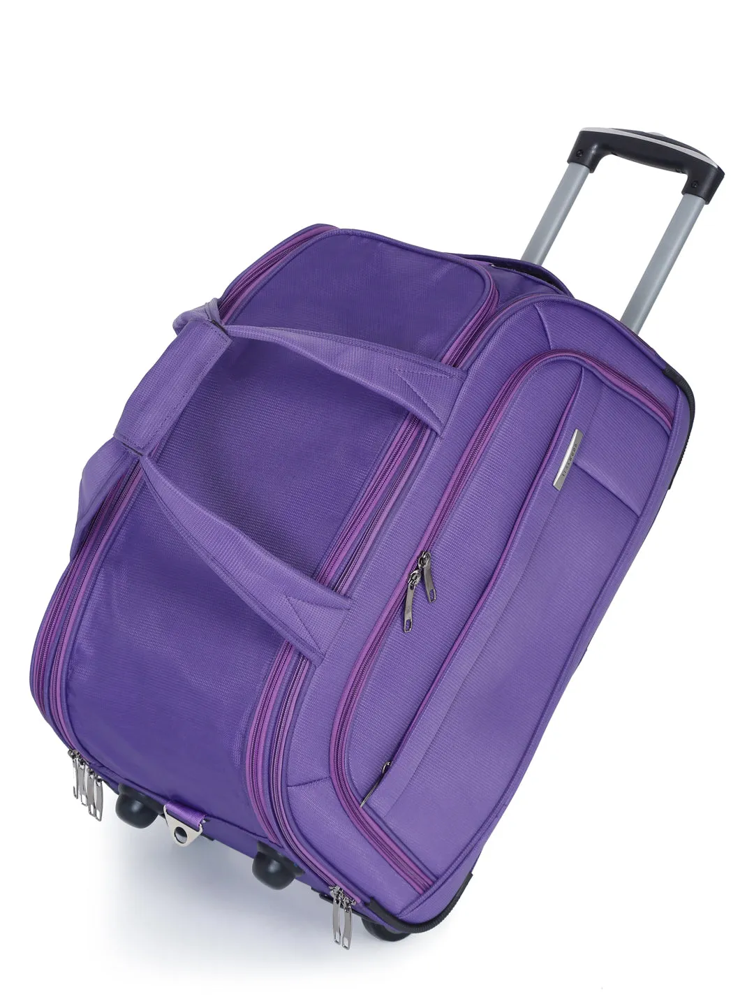 Teakwood Small Trolley Bag - Purple